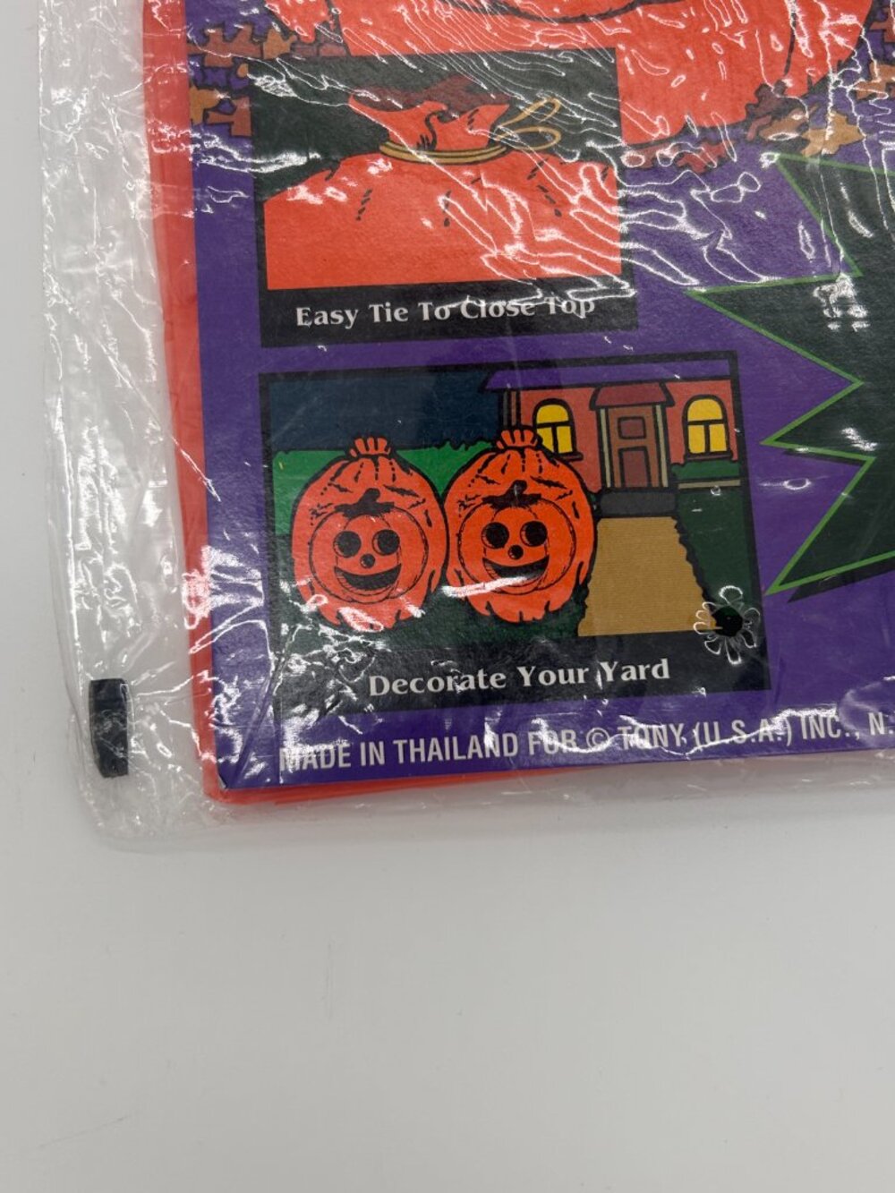 Vintage Halloween~Fill A Jack-O-Lantern~Lawn Leaf Bags~2 pcs~36in tall 30in wide - Picture 3 of 9